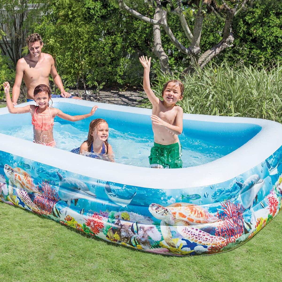 Intex Inflatable Pool Tropical Reef Design