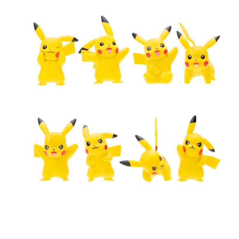 Pokemon Battle Figure Pickachu 8 Pack