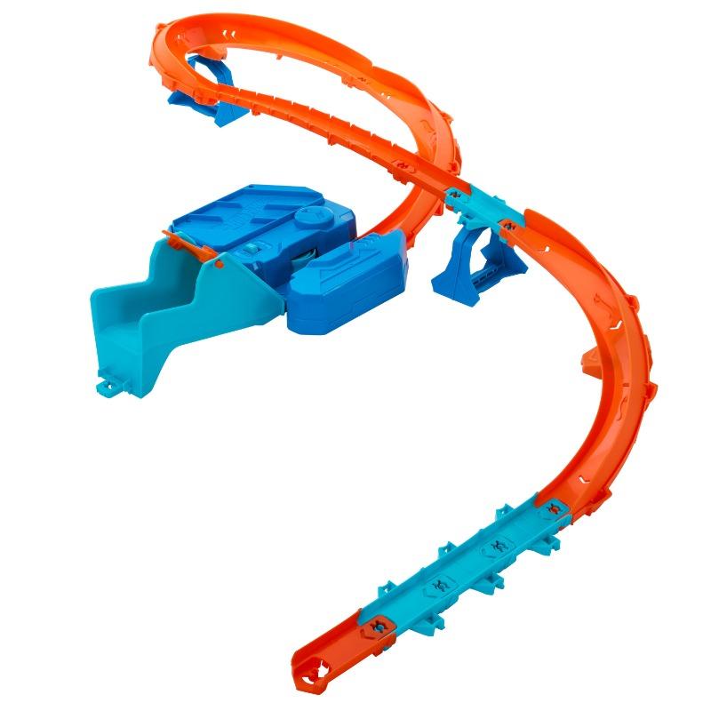 Hot Wheels Deluxe Track Set with Motorized Booster – Boosted Jump Speedway