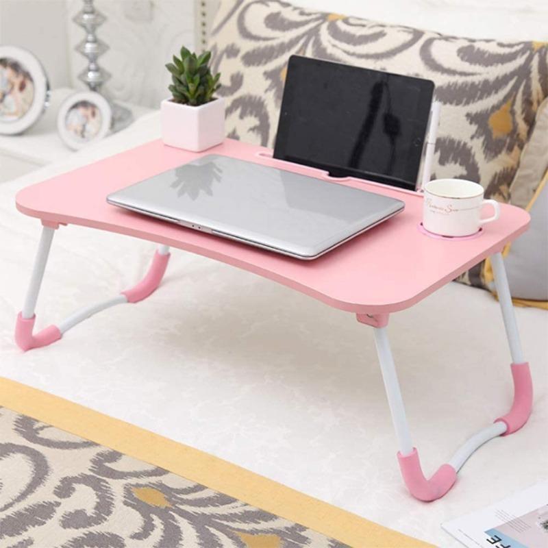 Stand Holder Portable Study Table Desk - Pink