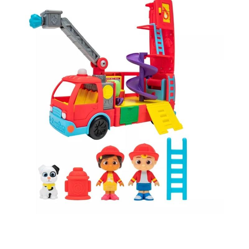 كوكوميلون - سيارة إطفاء مع شخصيتين نان و جي جي