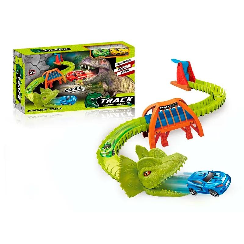 Dino Track Car Racing Set