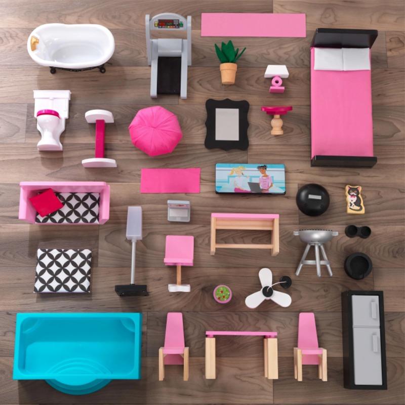 Kidland Big Princess Wooden Dolls House Playset