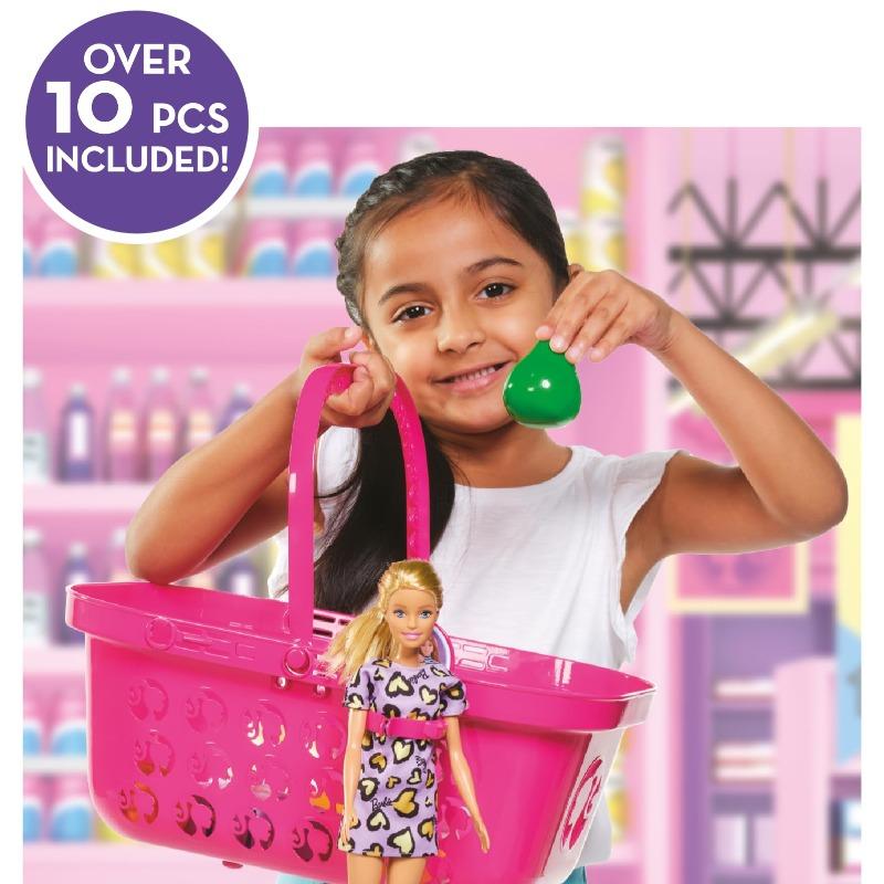 Barbie Shopping Basket Pink