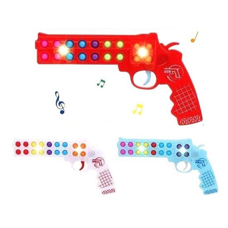 مسدس لعبة للأطفال ذو شكل كبير مع ضوء