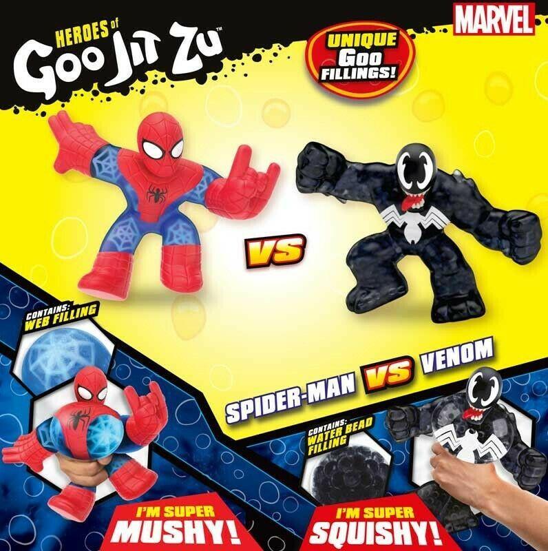 Marvel Heroes of Goo Jit Zu Versus Pack Spiderman Vs Venom