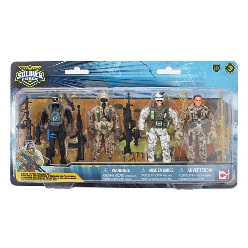Soldier Force Squad Figure Set - 4 Pack