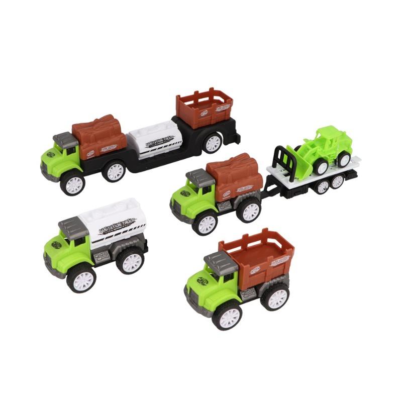 مجموعة شاحنات المزرعة الخضراء