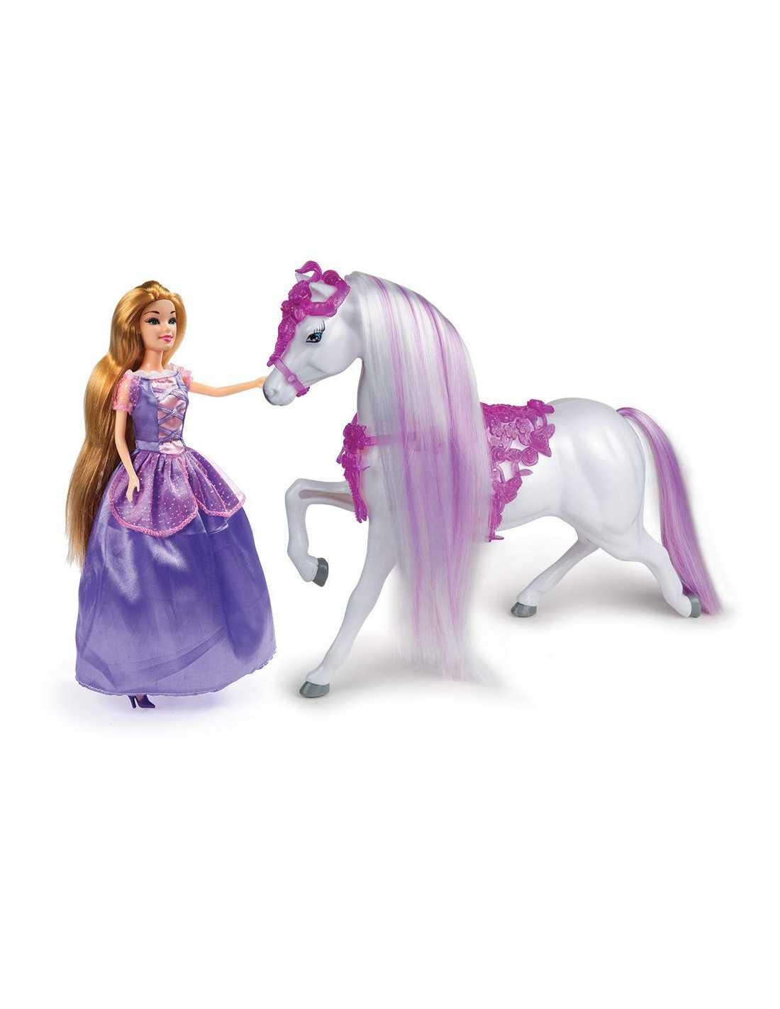 Princess Rapunzel With Horse