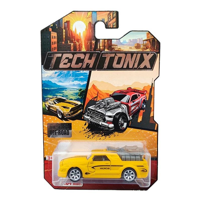 Tech Tonix Alloy Sliding Simulation Car Set - Multicolor