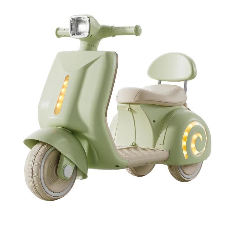 Electric Motor Bike With Music - Green