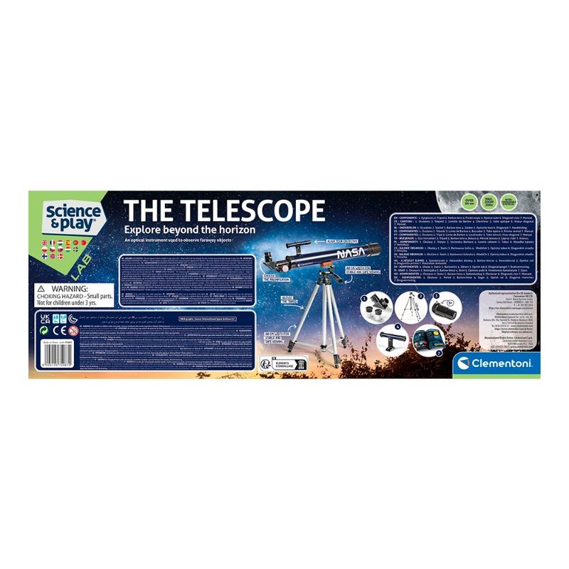 Clementoni Beyond the Horizon Telescope Nasa Magnification Capacity 300