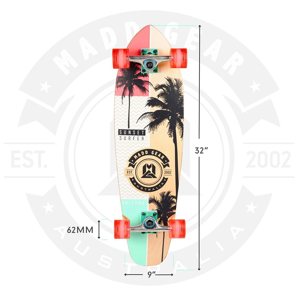 ماد جير - لوح تزلج سنسيت سيرفر كروزر - 32 إنش