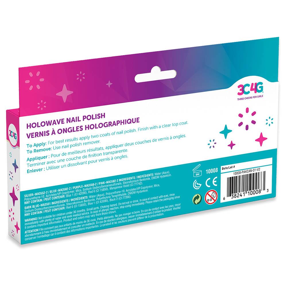 عبوة طلاء أظافر ثلاثي الأبعاد- 5 قطع