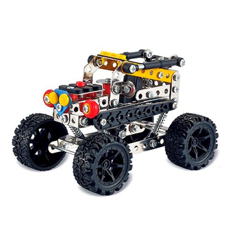 مجموعة لعبة بناء سيارة مونستر - 201 قطعة