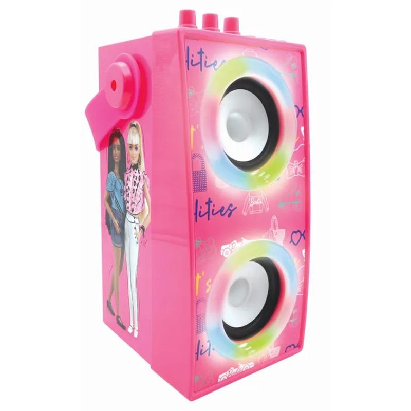 Lexibook Barbie Portable Bluetooth Speaker With Mic And Lights