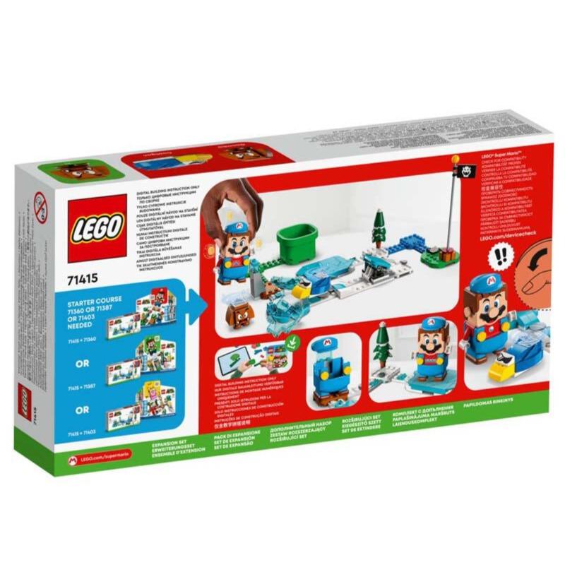 ليجو - مجموعة لعب بناء سوبر ماريو آيس وفروزن وورلد إكسبانشن 105 قطعة 71415