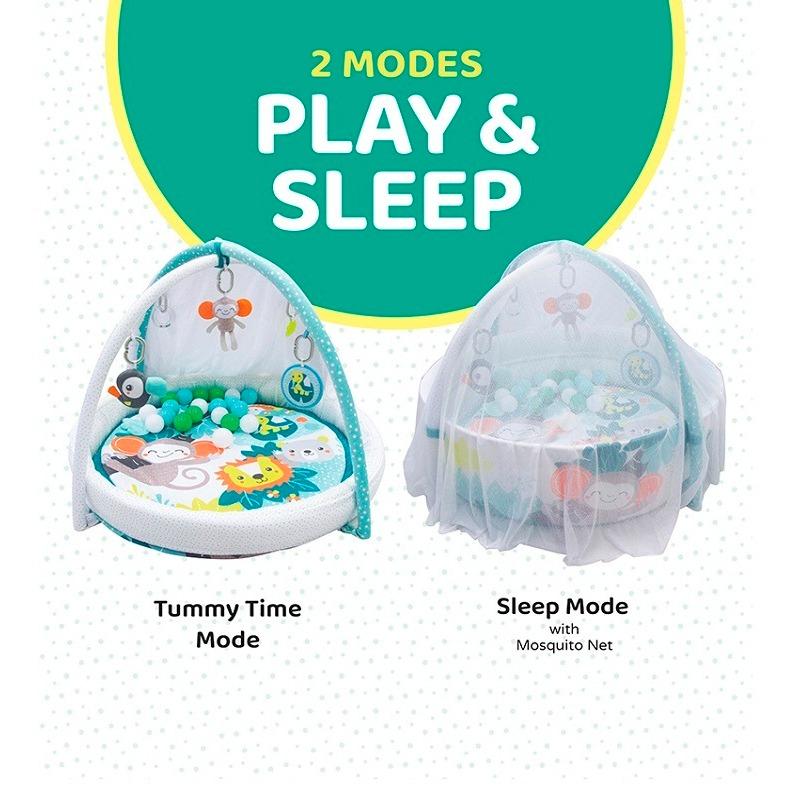 Moon Jungle Friends Baby Pool Mat
