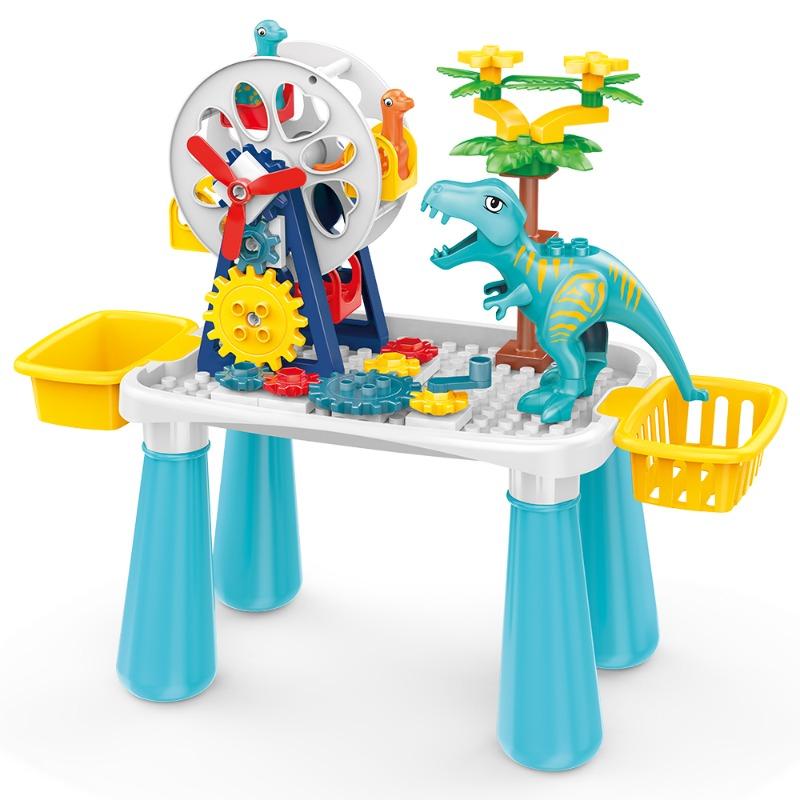 ليتل ستوري - طاولة المكعبات مع عجلة الديناصور فيريس