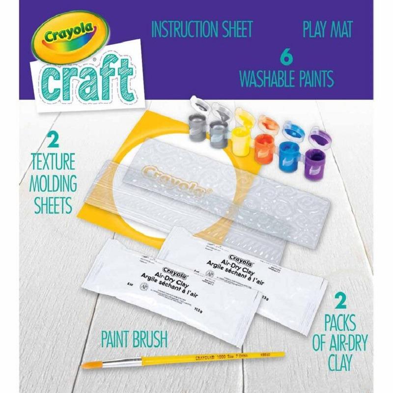 Crayola Craft Texture Pots Craft Kit
