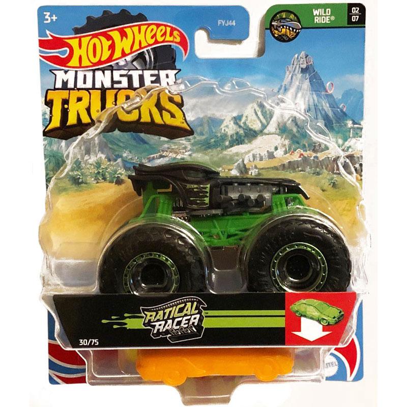 Hot Wheels Monster Trucks 1:64 Scale Ratical Racer