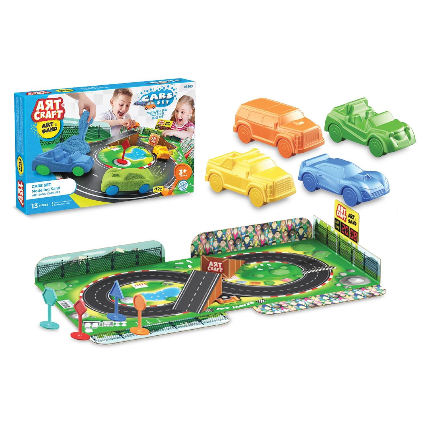 Cars Set Modelling Sand 750 GR