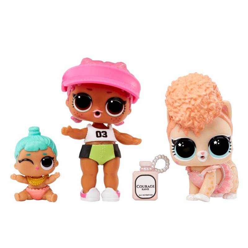 LOL Surprise 3pk Dolls - Spike + Cowardly Kitty + Lil Genie