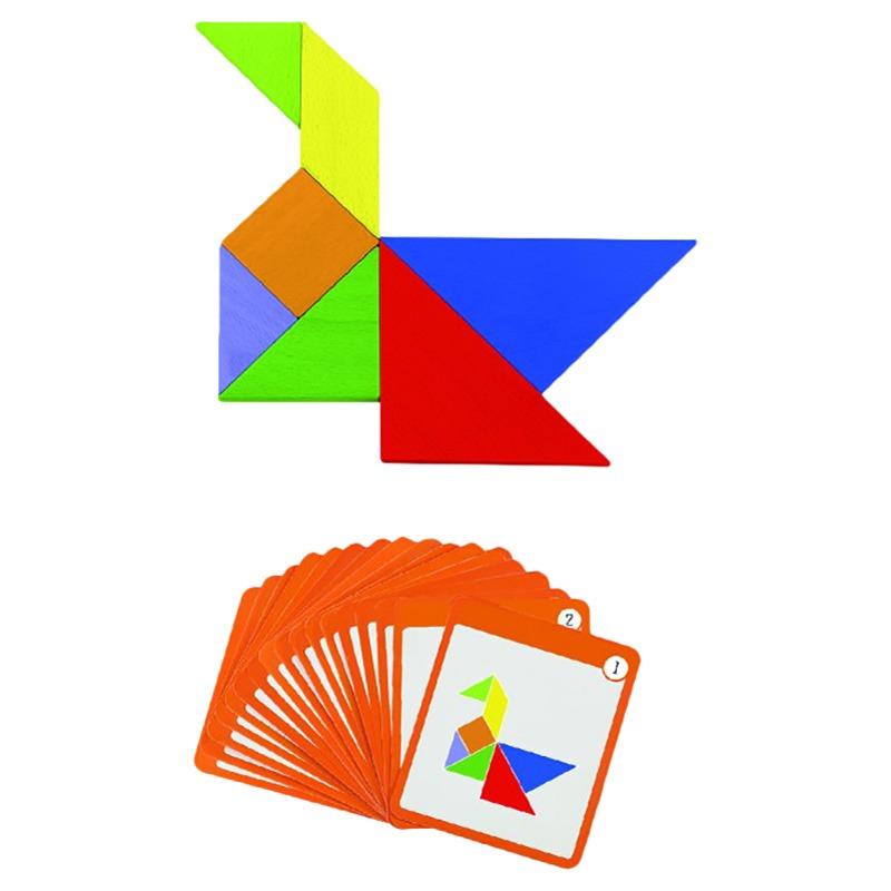 VIGA Magnetic Tangram Block Set - 35 Pcs