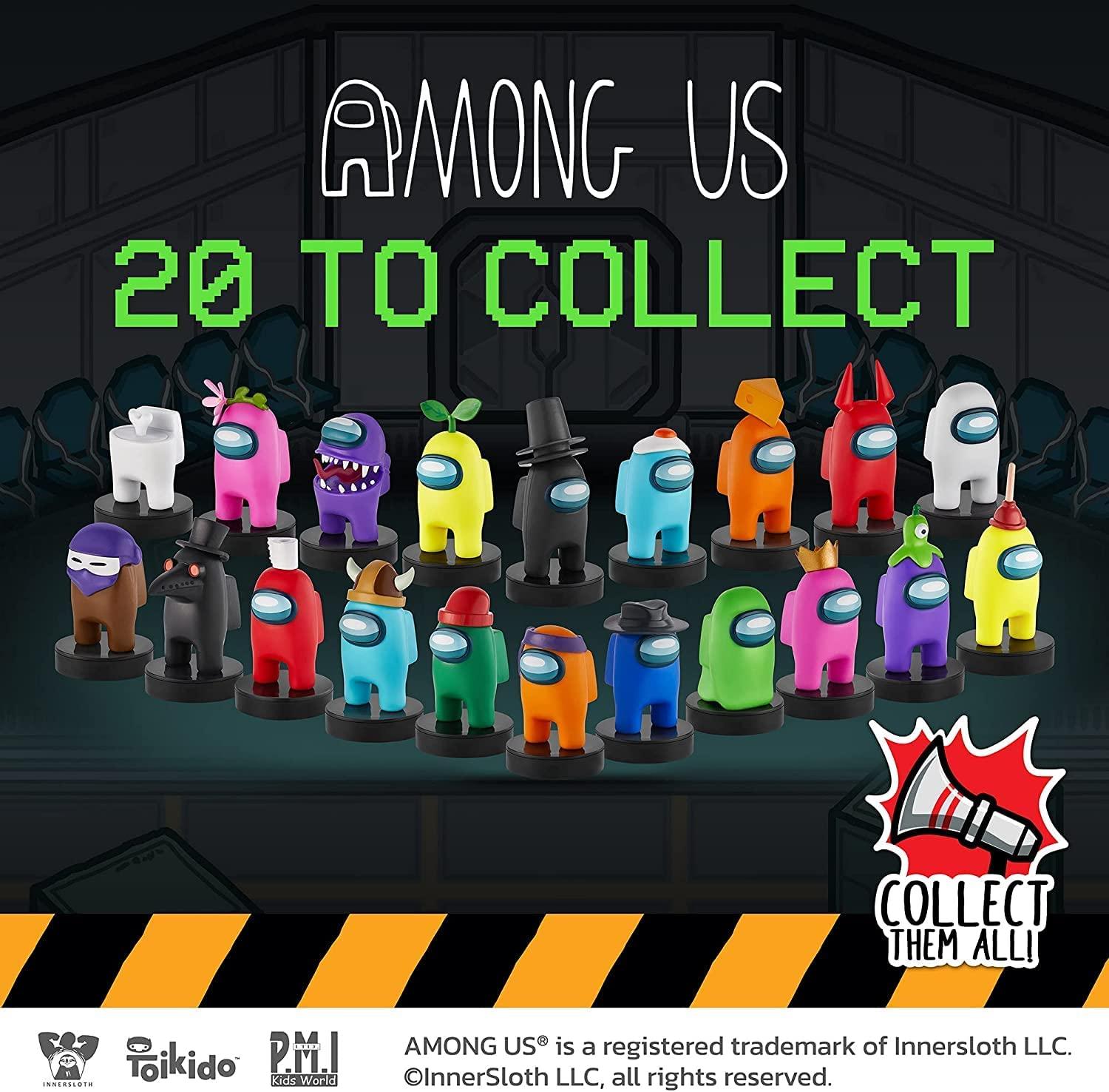 Toikido Among Us Crewmate Figures 3 Pack Deluxe Box-Multiple shapes