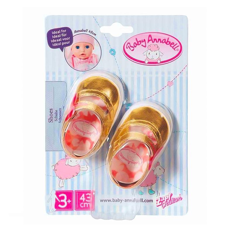 Baby Annabell Pink Floral Shoes