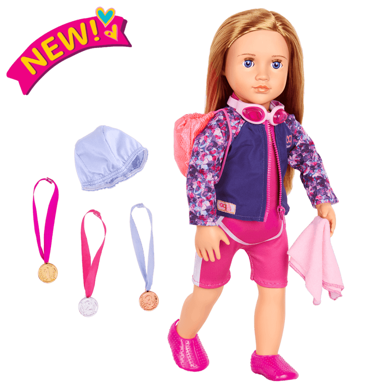 Our Generation Posable Swimmer Doll Maya