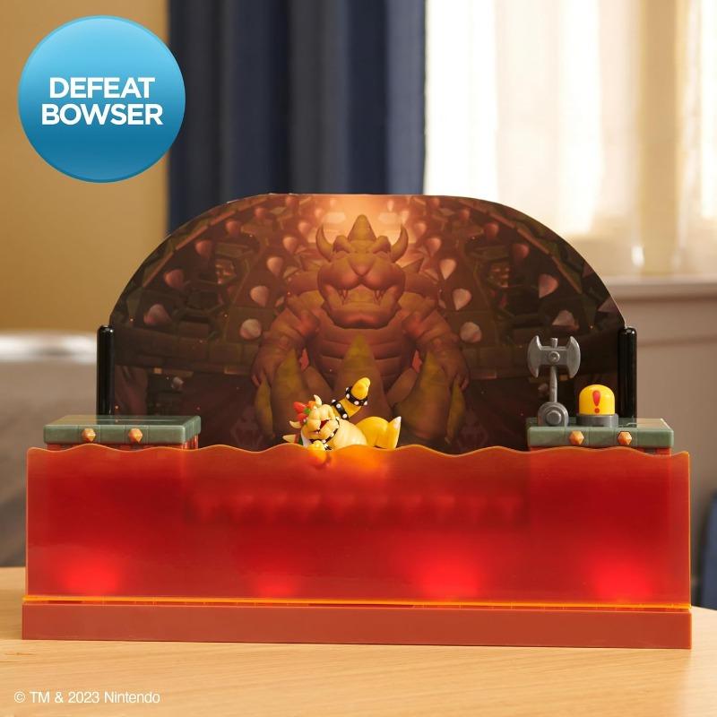 Super Mario Nintendo Deluxe Bowser 6cm Playset
