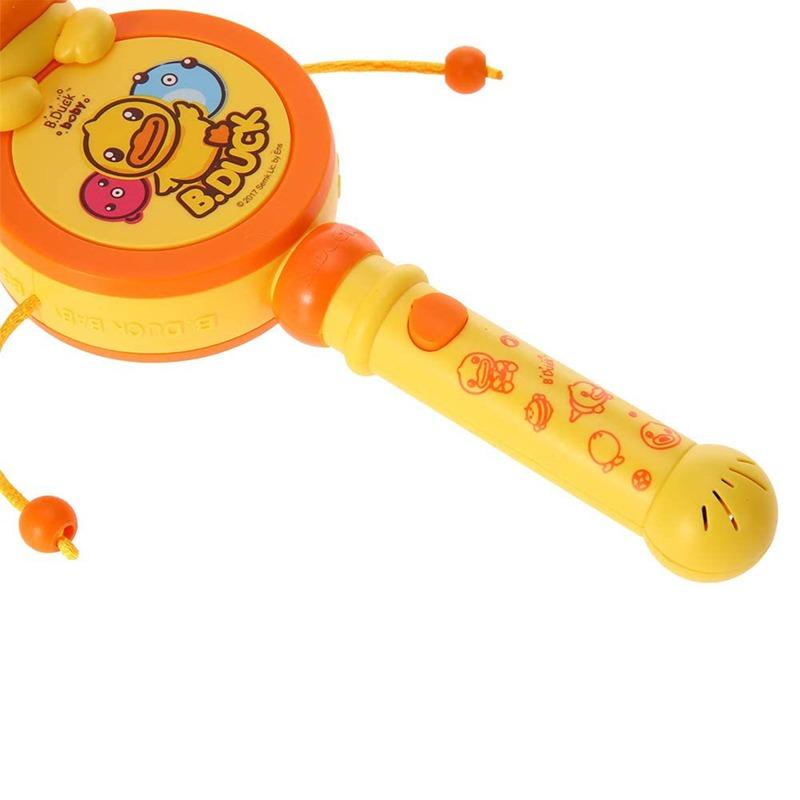 بي دك بيبي - طبلة خشخيشة مع ضوء موسيقي