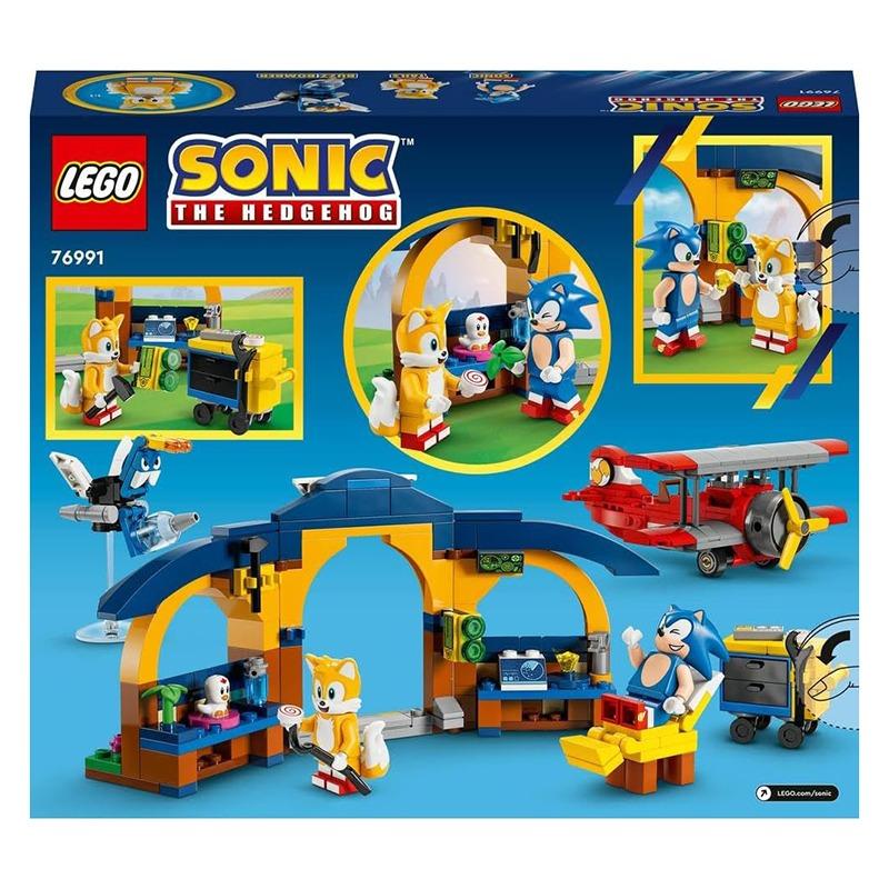 LEGO Sonic the Hedgehog Tails Workshop and Tornado Plane