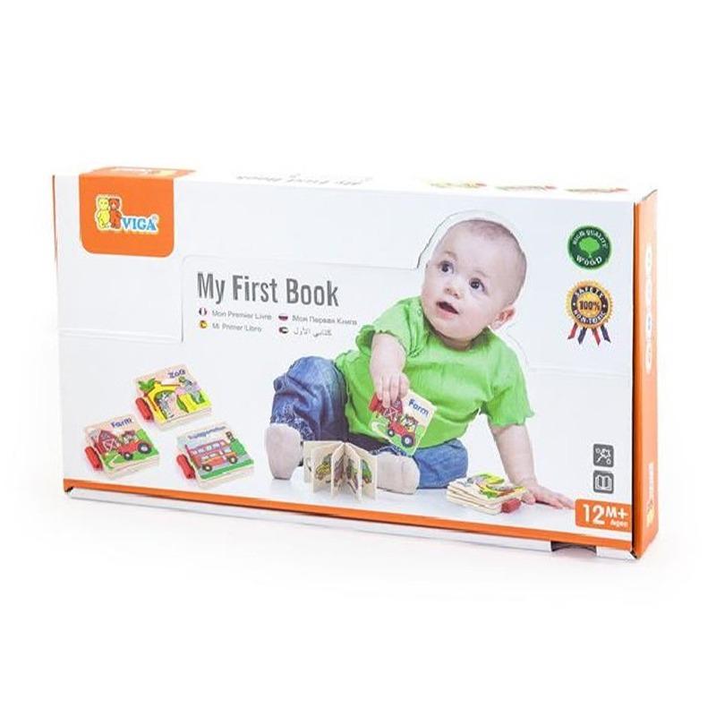 Viga 3 in 1 My First Wooden Book