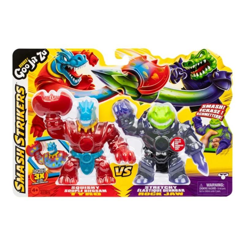 Heroes of Goo Jit Zu S12 Smash Strikers Versus Pk Tyro Vs Rock Jaw