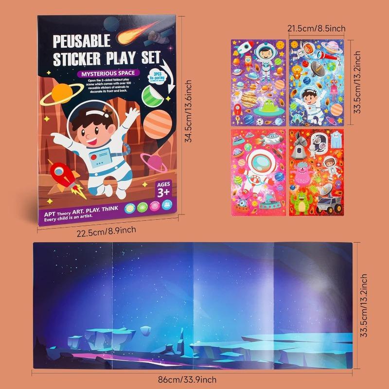 كي بيبي - ملصقات قابلة لإعادة الاستخدام