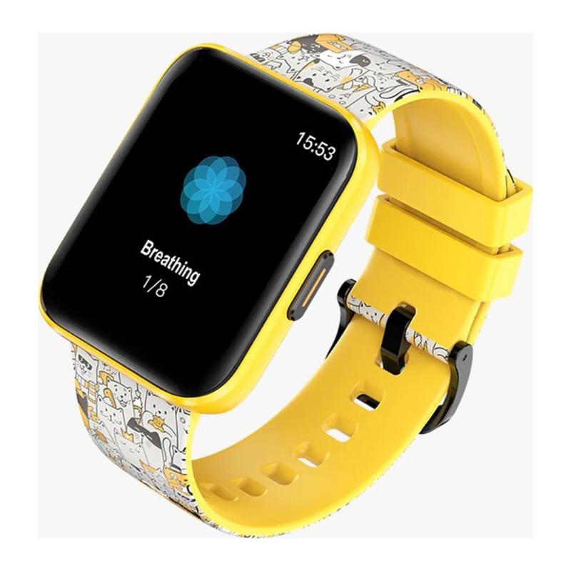 WatchOut Champion Kids & Teens Smartwatch with Habit Building, Heart Rate, Activity Track, 22 Sports Mode, Waterproof, Class Lock (Sunshine Yellow)