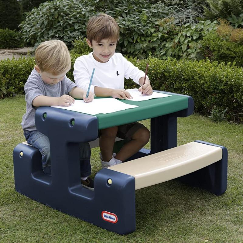 Little Tikes Junior Picnic Table - Blue