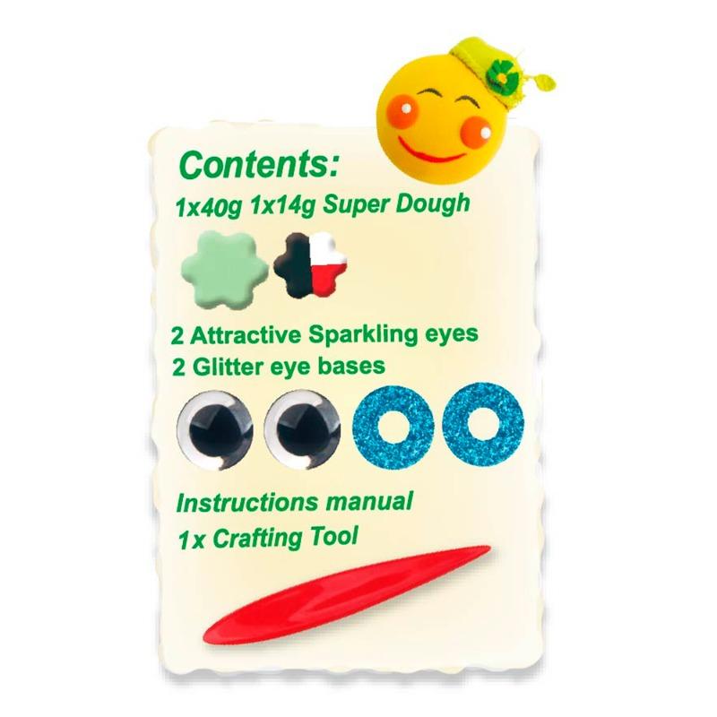 Paulinda Sparkling Eye Super Dough - Green