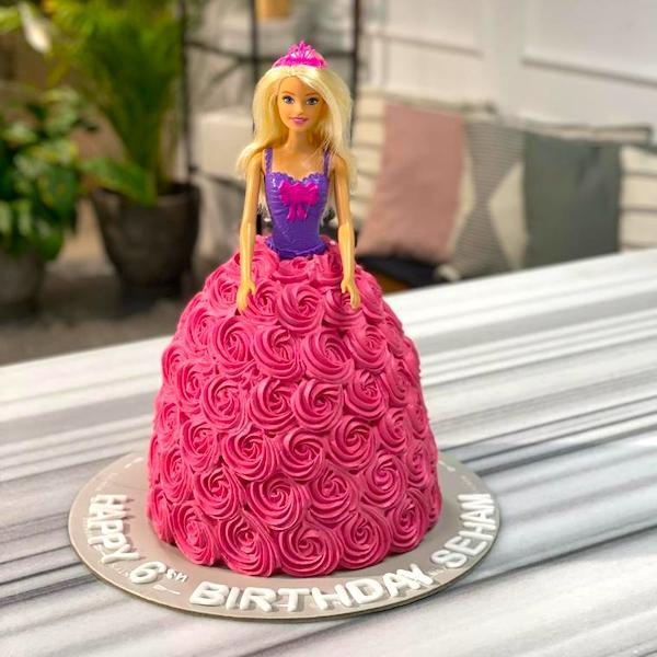 Monty's Barbie Gown Cake