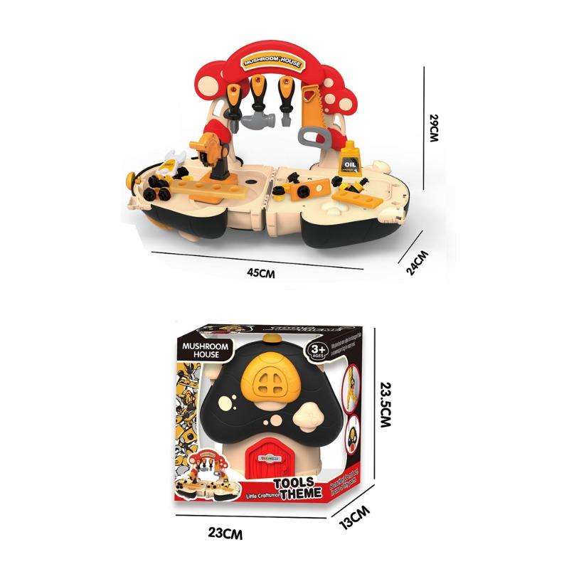 مشروم هاوس - مجموعة لعب أدوات التصليح