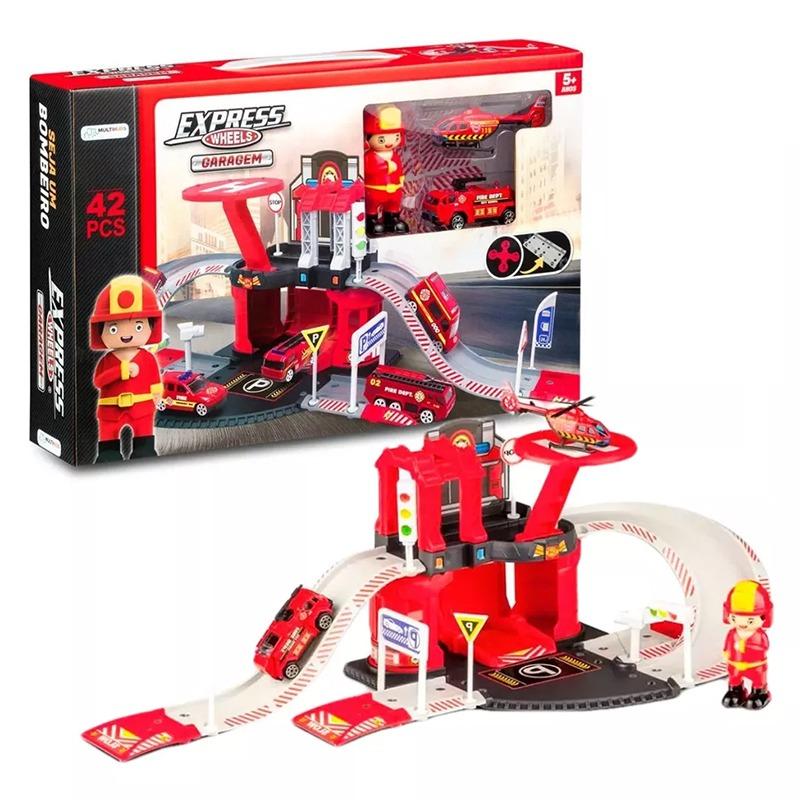 Firefighter Track Garage - 42pcs