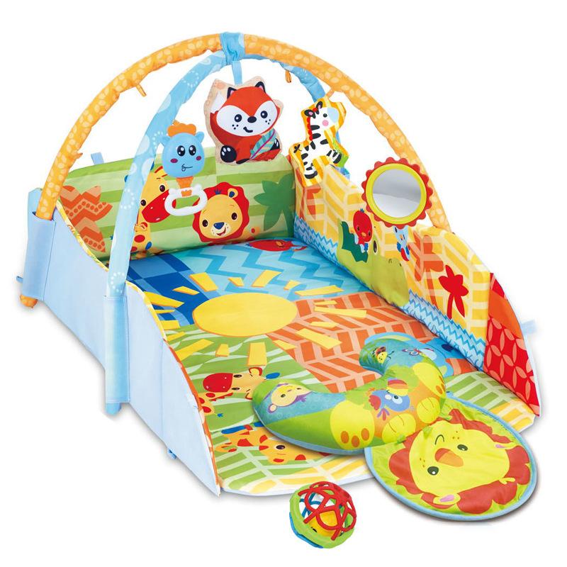 مركز اللّعب والأنشطة للرضع - تصميم حيوانات الغابة