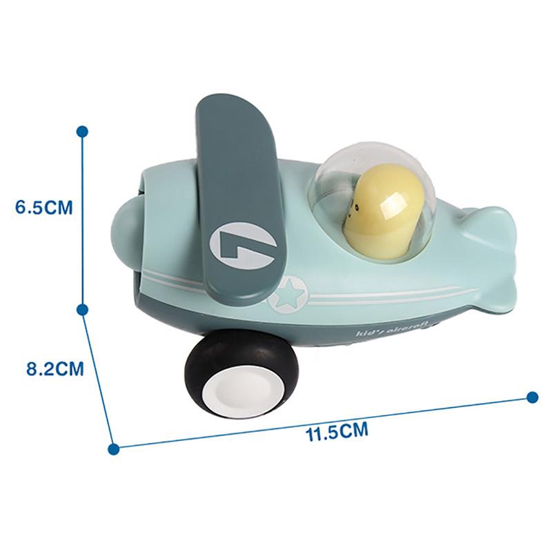 أرولو - لعبة الطائرة الصغيرة للأطفال - لون أزرق