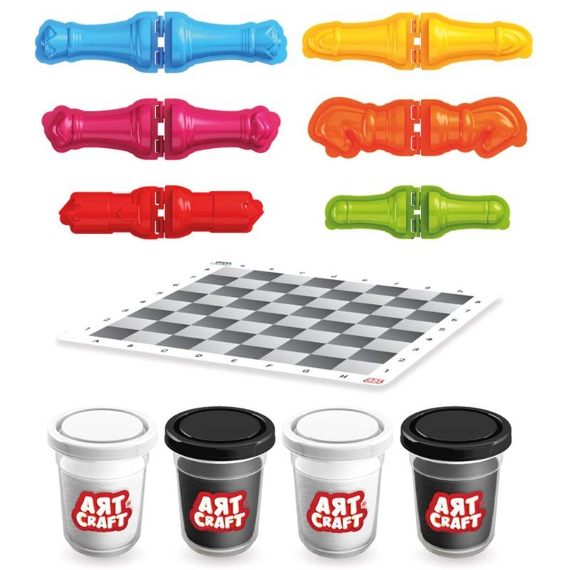 Dede Artcraft Meet Chess Play Dough Set - 11 Pcs