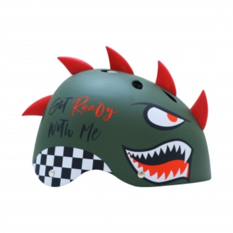 Street Jam Cycle Helmet Shark(Green)
