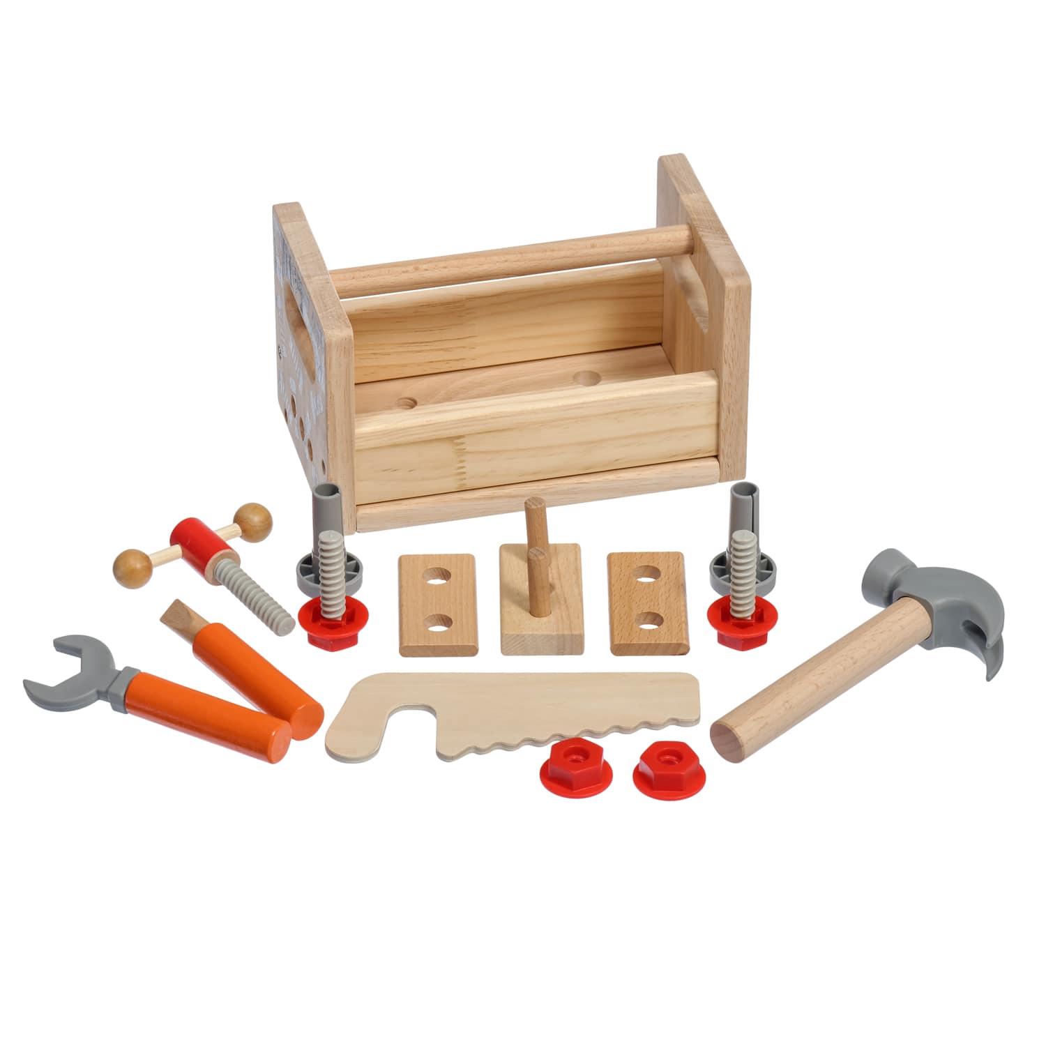 Lucy & Leo Carpenter Wooden Set - 9 Pcs
