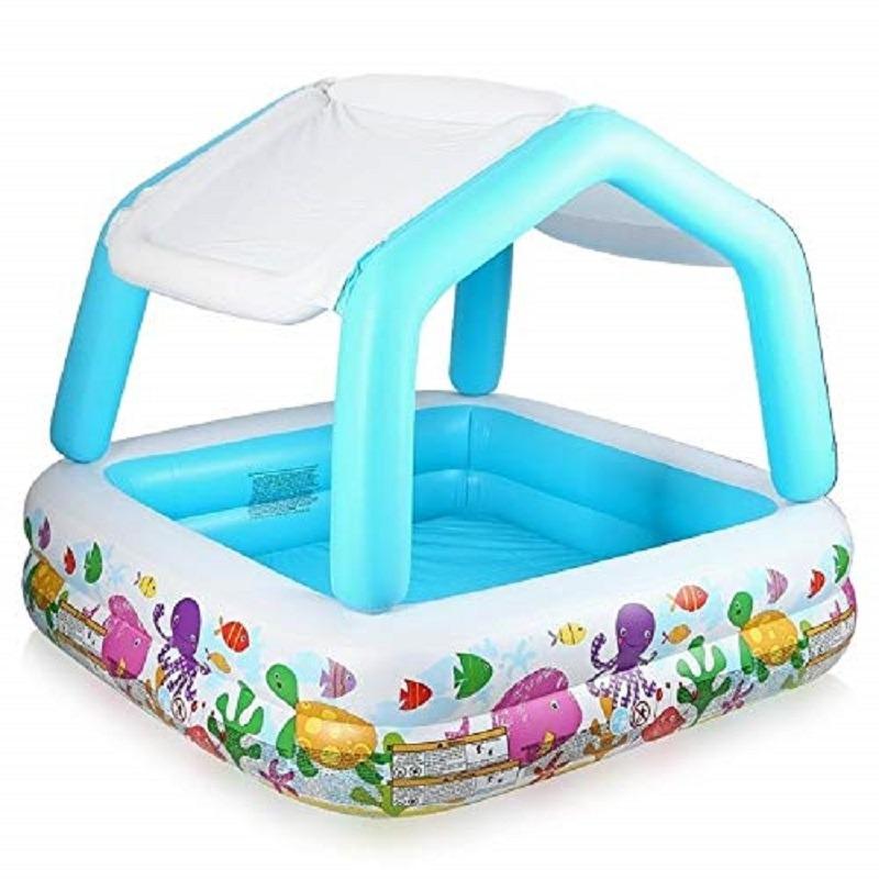 إنتكس - مسبح الأطفال مع المظلة لون أصفر