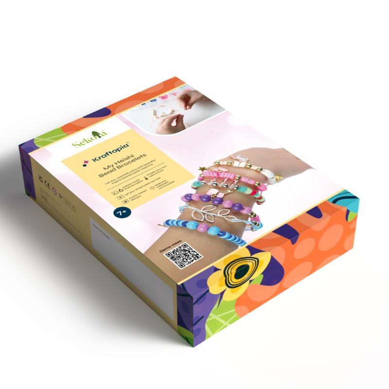 Sekoia My Heishi Bead Bracelets - Jewelry Making Craft Set
